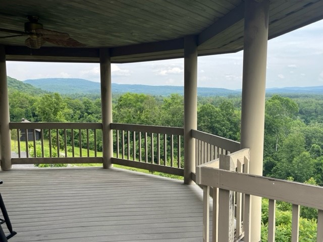 Outstanding porch view of Bed & Breakfast